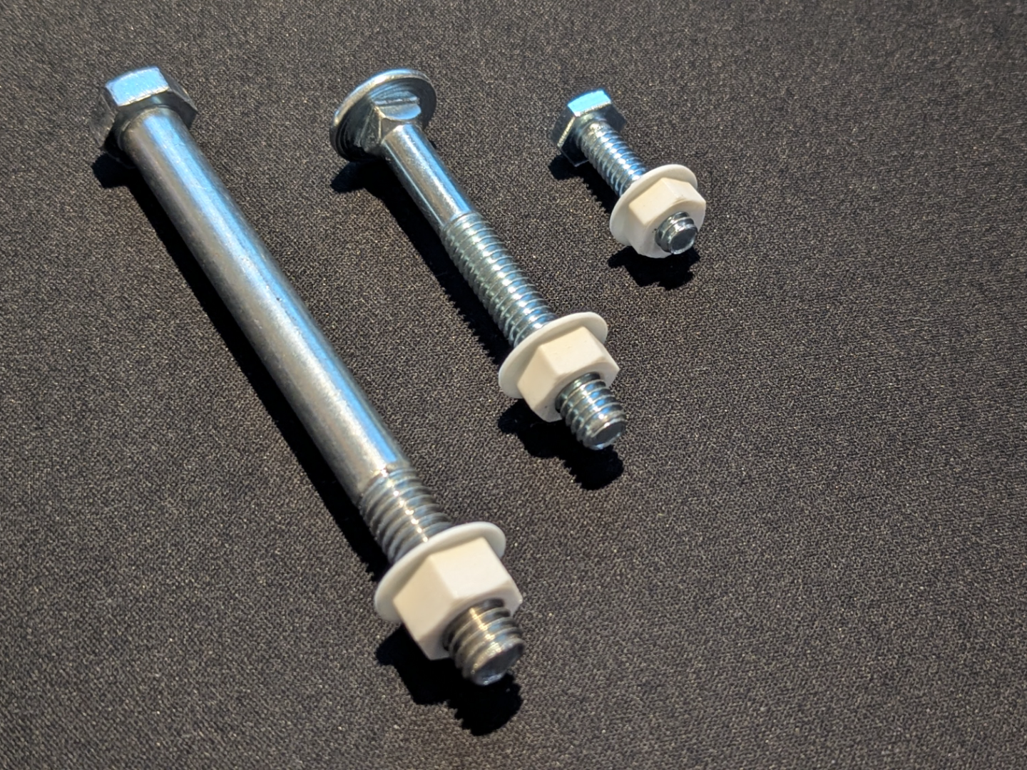 Flanged Hex Head Nuts - Three Sizes