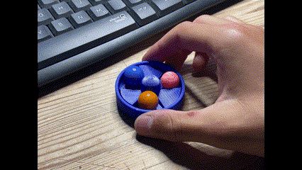 Infinite Fidget Marble Toy - Printable Marble