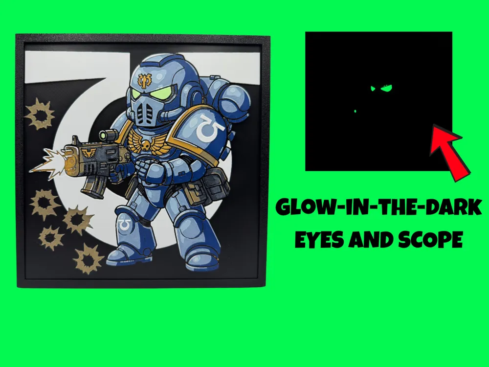 Ultramarine - Chibi Edition - Glow in the Dark
