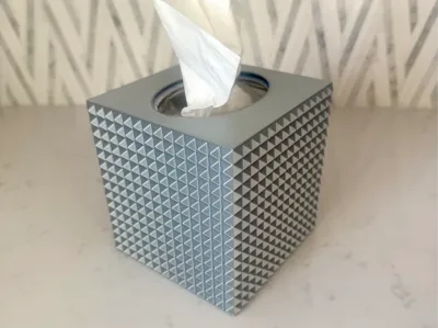 Faceted Tissue Box 