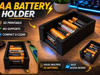 aa battery holder