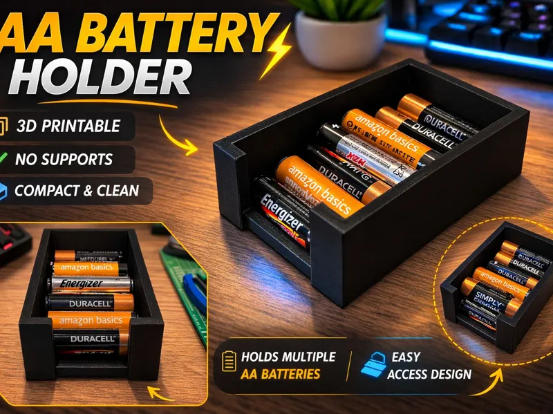 aa battery holder