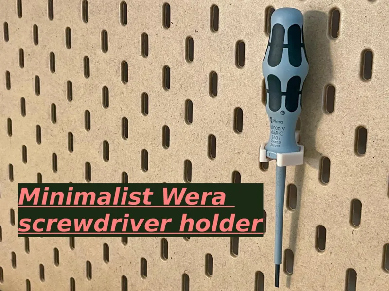 Wera Schraubendreher Halter Ikea Skadis Lochplatte