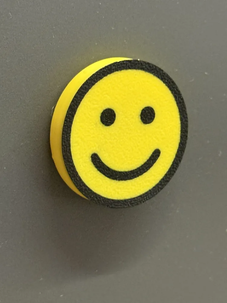 Smiley Face Emoji Magnets - Magnet Decoration - Free 3D Print Model ...