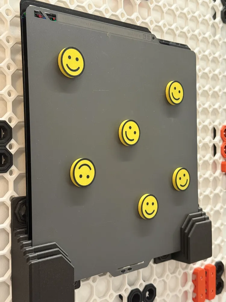 Smiley Face Emoji Magnets - Magnet Decoration - Free 3D Print Model ...