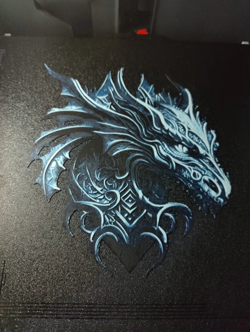 HueForge Blue dragon 2