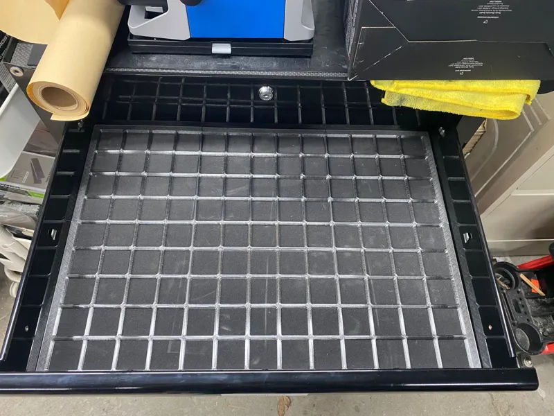 SCA 27" 5 drawer tool cabinet gridfinity base
