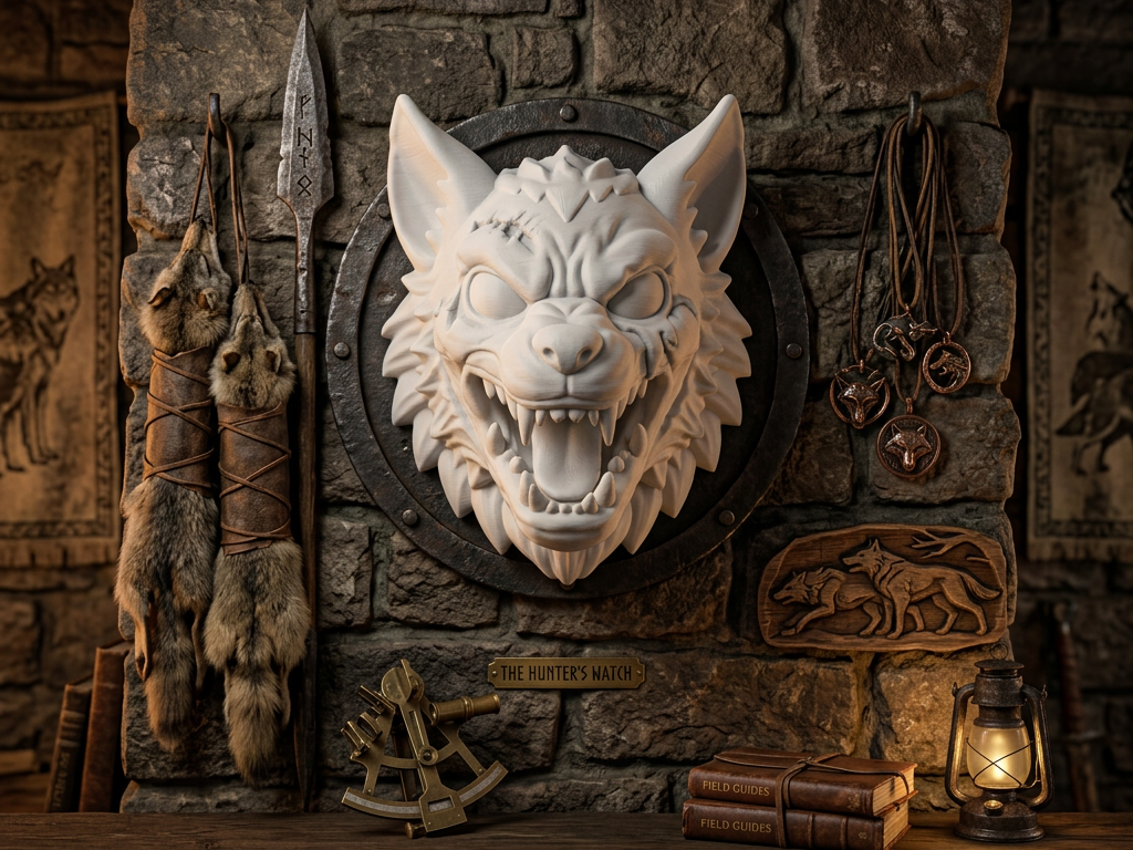 Demonic Wolf Wall Art