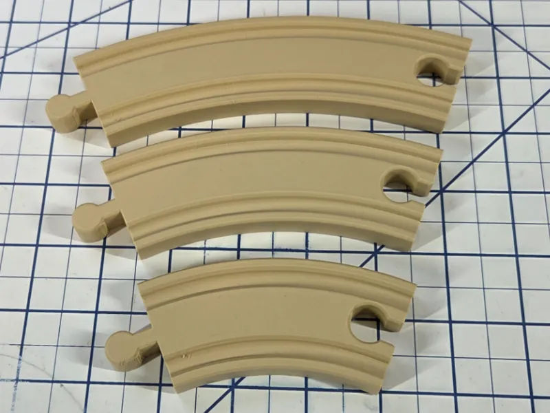 Wooden Track Curved Sections V1