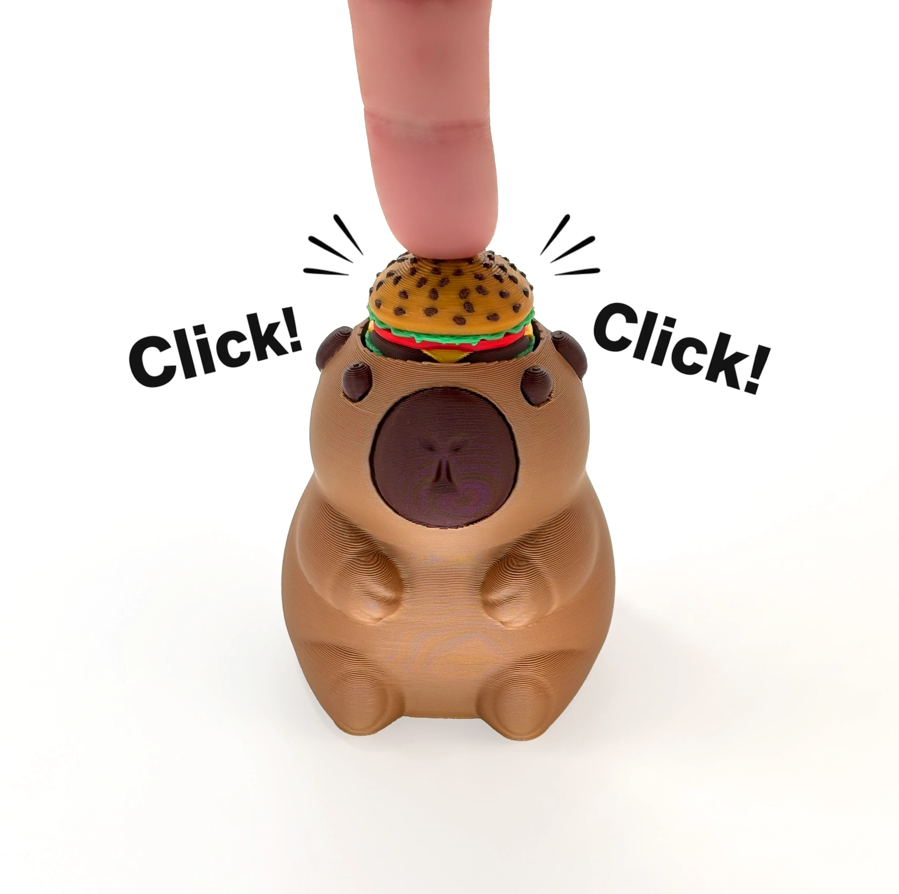 Miniatura 2 do modelo 3D Capybara Burger Clicker