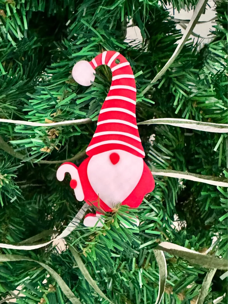 Christmas gnome ornament