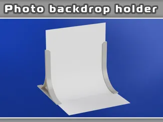 Photo backdrop holder