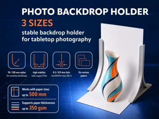 Photo backdrop holder