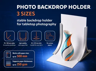 Photo backdrop holder