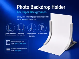 Photo backdrop holder