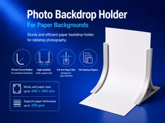 Photo backdrop holder