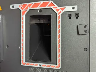 H2D Poop Chute Cover Guide Rail