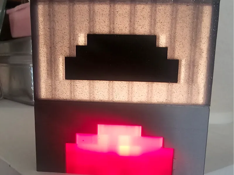 Minecraft Furnace Lamp