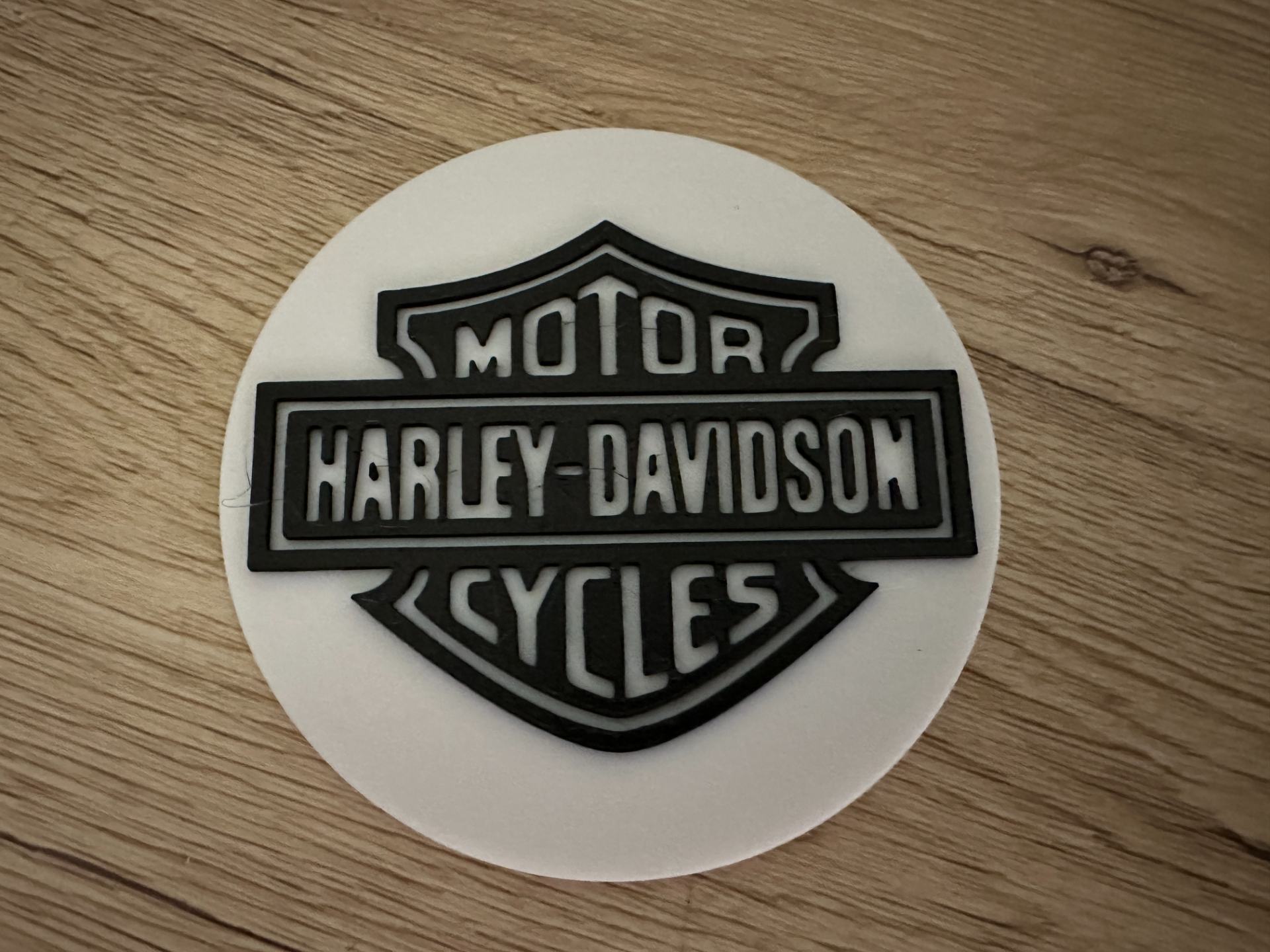 Harley Davidson Untersetzer Bierdeckel schwarz