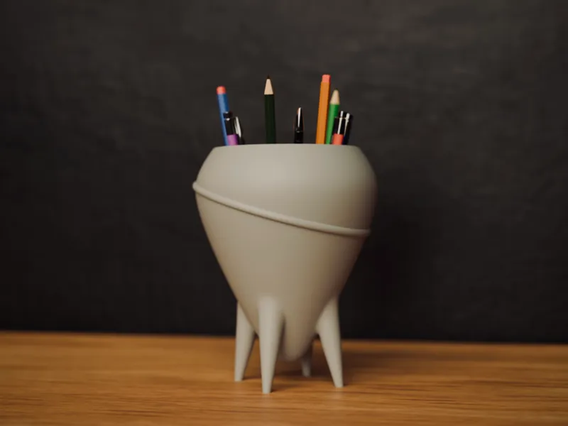 Atomic Pencil Holder