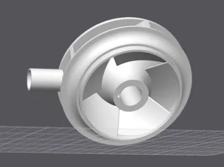 Closed Impeller Mini Tree Topper