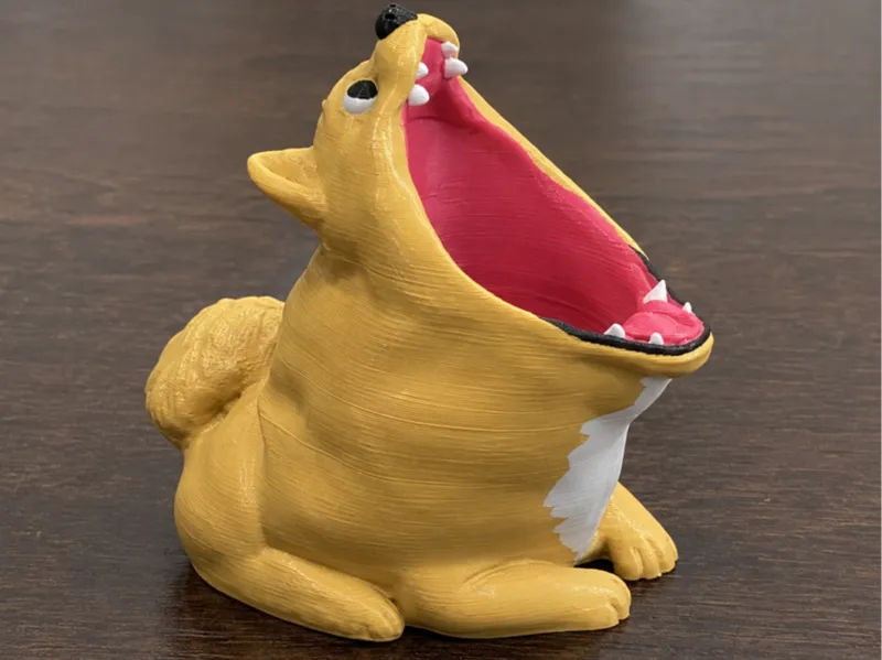 Cheems hungry Pencil Holder