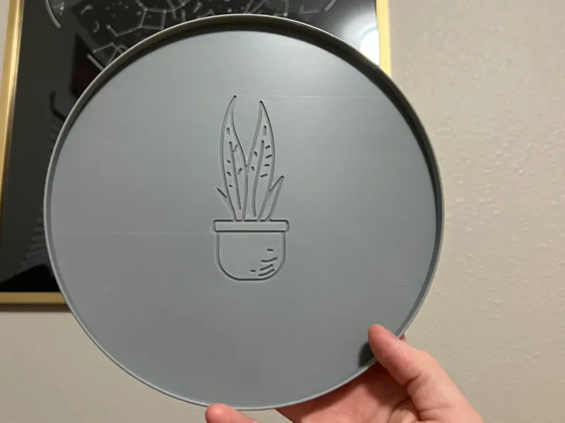 8" Plant Saucer Overfill Catcher