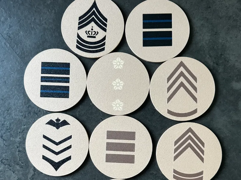 Royal Danish Armed forces coasters