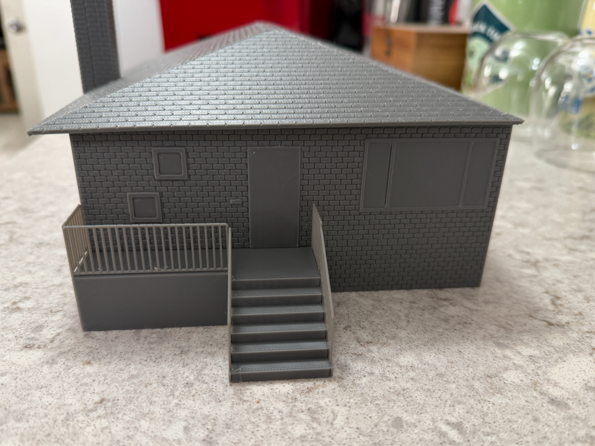 O Scale Raised Ranch