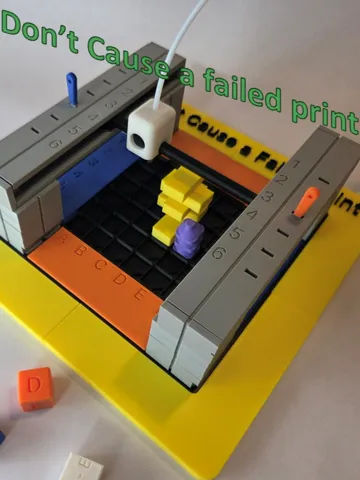 Accesorio para impresora 3D: Don't Cause a Failed Print game — vista de referencia 2
