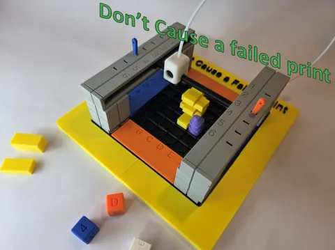 Accesorio para impresora 3D: Don't Cause a Failed Print game — referencia de MakerWorld