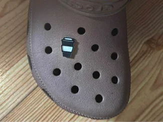 Crocs Compatible Pin Charm | Coffee Cup