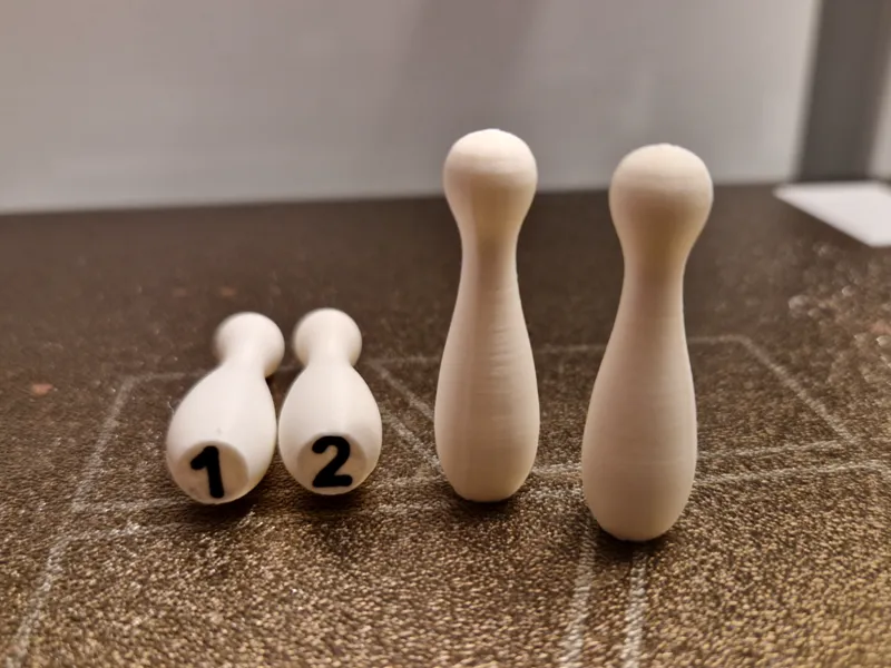 German Bowling Pins with Number | Kegel