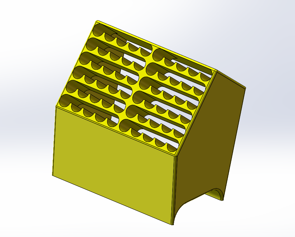 Miniatura 4 do modelo 3D 丙烯马克笔架