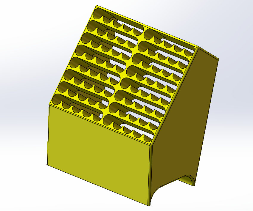 Miniatura 8 do modelo 3D 丙烯马克笔架