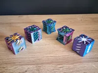 0.2mm layer, 2 walls, 15% infill, ALL PLATES, 2 colors