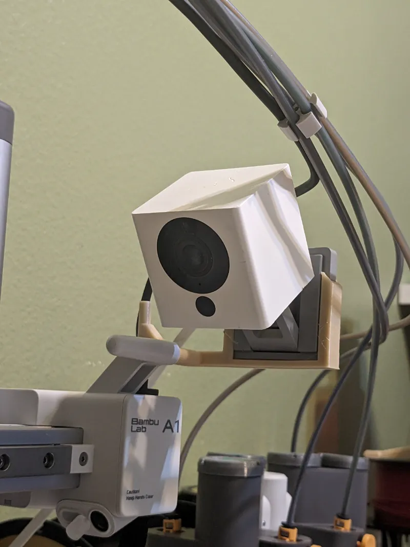 Bambu A1 and A1 Mini Wyze Cam V2 base mount