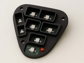 Steyr Profi 4120 – Joystick Innen-Tasten-Träger