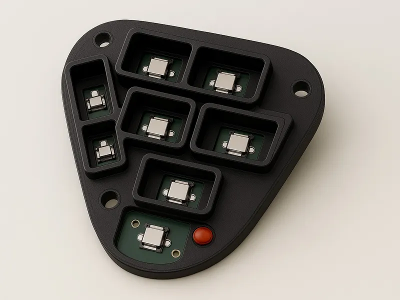 Steyr Profi 4120 – Joystick Innen-Tasten-Träger 