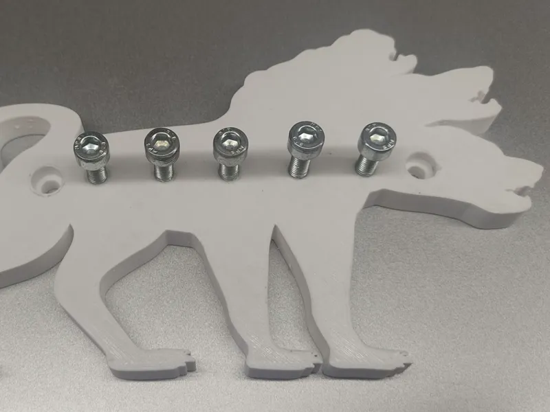 Mythological Kerberos Cerberus wall key holder 