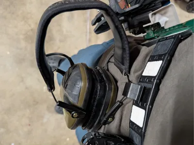 Ear Protection Belt Clip for DAA Lynx belt