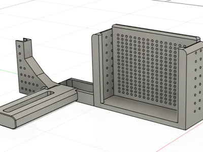 Wyze v4 mount for A1 mini - only 13.5g 