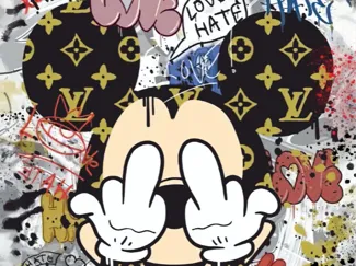 Mickey Mouse Hueforge