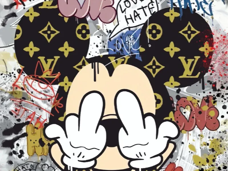 Mickey Mouse Hueforge