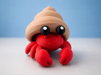 Cute Crab Keychain
