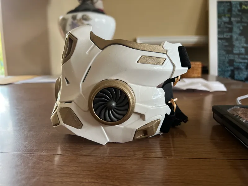 Print in place Military Cyberpunk Mask