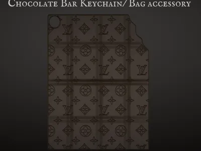 LV_luxury_keychain_doublesided
