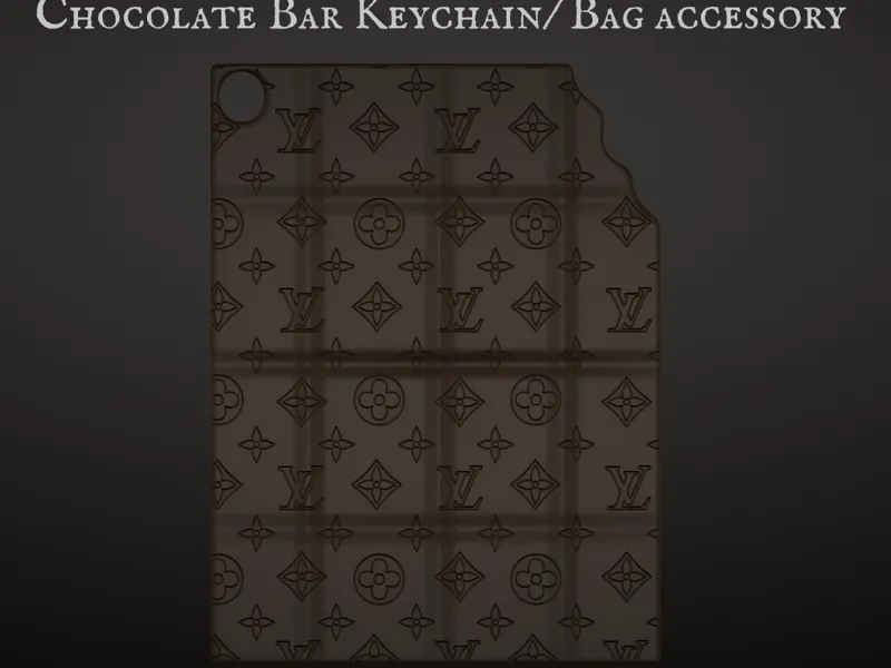 LV_luxury_keychain_doublesided