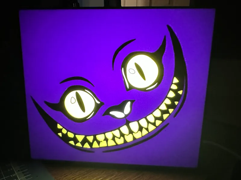 Cheshire Cat Lightbox