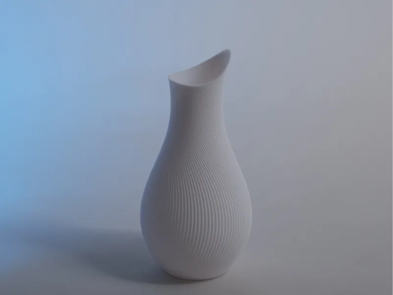 Vase - modern textured style